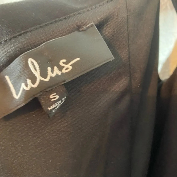 Lulu's Elegant Black Off-Shoulder Dress - Picture 5 of 10